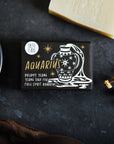 Aquarius Star Sign Zodiac Bar - Natural and Vegan Horoscope Soap