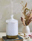 Hand-Painted Cut Glass Aroma Diffuser