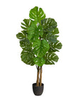 Artificial Monstera Tree UV Resistant (Indoor/Outdoor) 4’