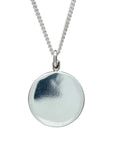 Europe Map Globe Personalised St Christopher - Silver Chain