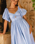 Atrani Puff Sleeve Dress