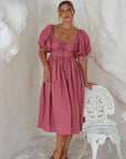 Atrani Puff Sleeve Dress