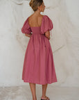 Atrani Puff Sleeve Dress