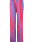 Florence Crimson Stripe Silk Trouser