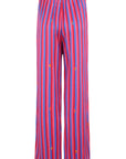 Florence Crimson Stripe Silk Trouser