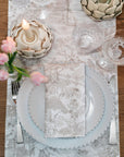 Soft Toile Napkins (Pair)