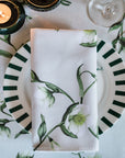 Snowdrop and Hellebore Napkins (Pair)