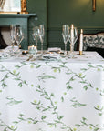 Snowdrop and Hellebore Tablecloth
