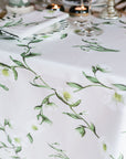 Snowdrop and Hellebore Tablecloth