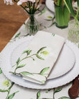 Snowdrop and Hellebore Napkins (Pair)