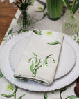 Snowdrop and Hellebore Napkins (Pair)