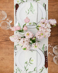 Snowdrop and Hellebore Table Runner