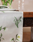 Snowdrop and Hellebore Table Runner