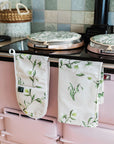 Snowdrop and Hellebore Tea Towel