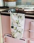 Snowdrop and Hellebore Oven Glove