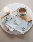 Snowdrop and Hellebore Tea Towel