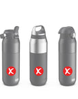 Leak Proof Water Bottle Replacement Lid, Black, Large / X-Large