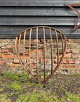 Antique Cast Iron Corner Hay Rack Stable Garden Wall Planter 81cm