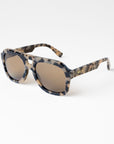 Sustainable Rock Aviator Sunglasses – Light Tortoiseshell Frame & Tan Lens | UV Protection | Biodegradable Mazzucchelli Frames by Reecy at brixbailey.com