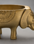 Elephant Indoor Planter | Brass Finish Animal Plant Pot