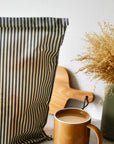 THE Beeswax Bag-Navy Stiped