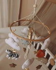 Handmade Safari baby mobile-11