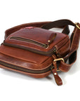 Leather Flight Crossbody Bag – Stylish & Travel Ready
