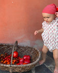 Mara Pink Muslin Romper