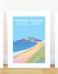 Bantham River Seaside Travel Poster Print A4