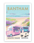 Bantham Buses Limited Edition Art Print A0