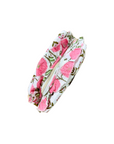 Floral White Frill Washbag