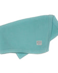 Aqua Organic Cotton Knitted Blanket – 100 X 80cm