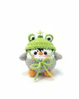 Cute Frog Hat Penguin Explorer