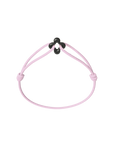 Mini Black Clover Cord Bracelet