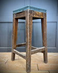 Vintage Railway Stool / Mid Century L.N.E.R train Station / Stool Seating Seat