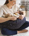 MINICAMP C-Shape Nursing & Comfort Pillow - Organic Cotton, Multi-Use Support for Pregnancy & Sleep by Minicamp at brixbailey.com