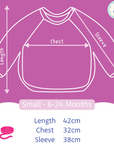 Long Sleeved Baby Bib - Vintage Circus