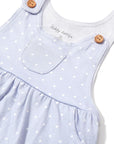 Blue Dotty Dress