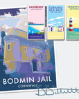 Bodmin Jail Vintage Travel Poster Print