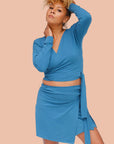 BORAGO Organic Cotton Wrap Skirt