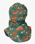 Merino Balaclava for Kids Dinosaur Print