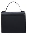 Black Piñatex™ Leather Piped Leather Handbag Brix Bailwy