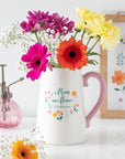 If Mums Were Flowers Ceramic Jug
