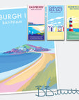 Burgh Island Vintage Seaside Travel Poster Print