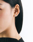 BUTTON STUDS EARRINGS