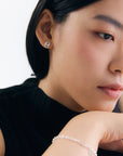 BUTTON STUDS EARRINGS
