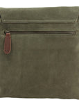 Women's cowhide full grain crossbody shoulder bag small Messenger satchel bag