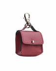 Mini bag charm - Oxblood Red