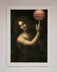 Basketball Renaissance Altered Framed Print, premium sports art, stylish home decor, best-selling framed artwork by Zestio at brixbailey.com
