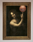 Basketball Renaissance Altered Framed Print, premium sports art, stylish home decor, best-selling framed wall art by Zestio at brixbailey.com